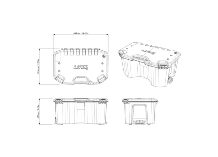 BOX STORAGE KIT LINQ 20L - Billede 4
